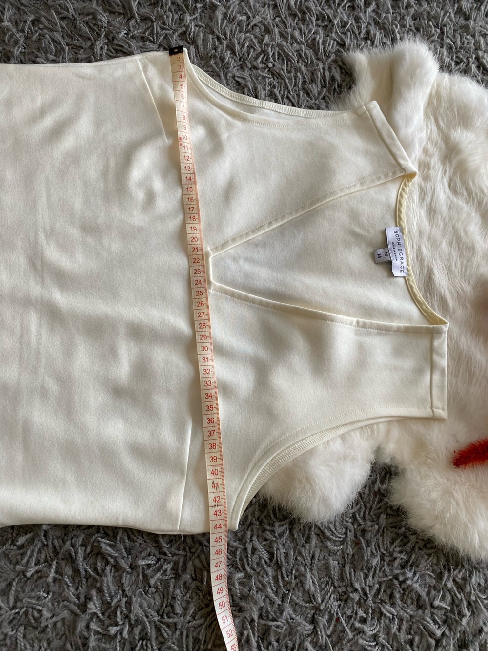 SophieGrace The Chloe Tank Ivory - Picture 6 of 6